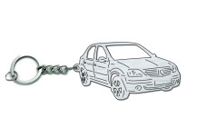 Keychain Renault Logan I 2004-2013 - (type 3D)