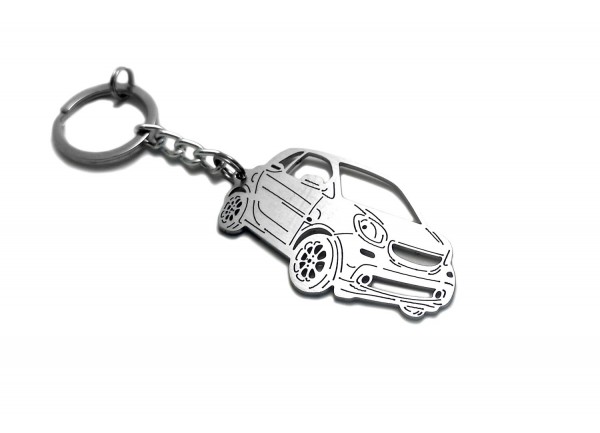 Keychain Smart Fortwo III 2014+ - (type 3D)