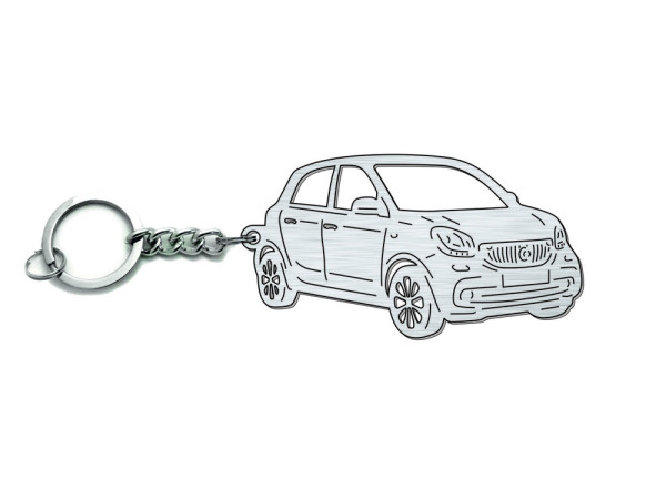 Keychain Smart Forfour II 2014+ - (type 3D)