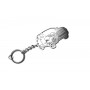 Keychain Toyota Fortuner II 2015+ - (type 3D)