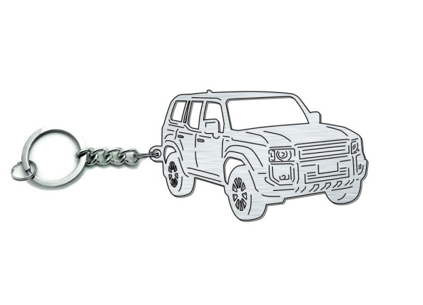Keychain Toyota Prado 250 2023+ - (type 3D) type 2 Keychain Toyota Prado 250 2023+ - (type 3D) type 2
