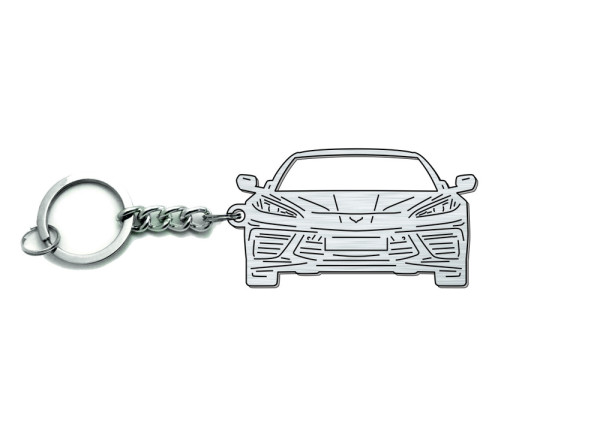 Keychain Chevrolet Corvette VIII 2020+ - (type FRONT)