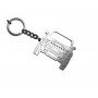 Keychain Hummer H3 2005+ - (type FRONT)