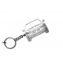 Keychain Mitsubishi Lancer Evolution X 2007-2015 - (type FRONT)