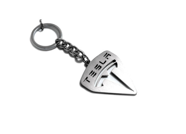 Keychain Tesla - (type LOGO) Type 2