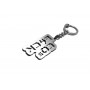 Keychain F*CK CO2 - (type STEEL)