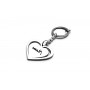 Keychain Heart with Name - (type STEEL) Keychain Heart with Name - (type STEEL)
