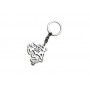 Keychain "Don't Touch My Car"  - (type STEEL)