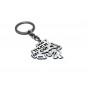 Keychain "Don't Touch My Car"  - (type STEEL)