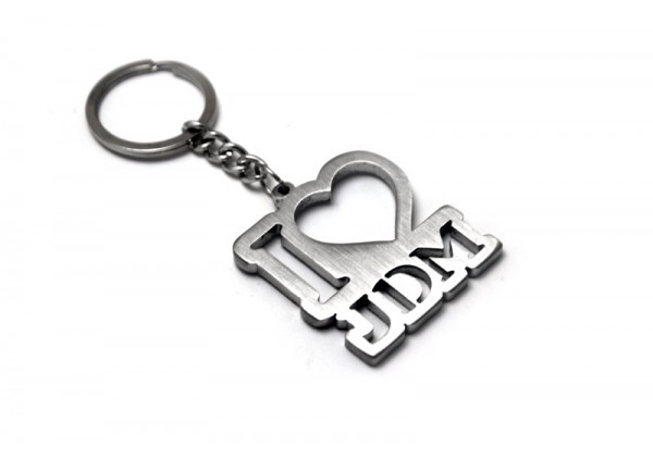 Keychain "I Love JDM" - (type STEEL) Keychain "I Love JDM" - (type STEEL)