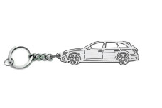 Keychain Audi A4 B9 Universal 2016+ - (type STEEL)