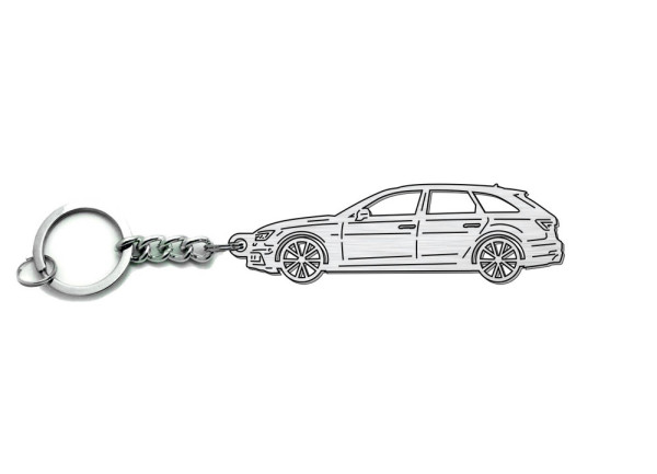 Keychain Audi A4 B9 Universal 2016+ - (type STEEL)