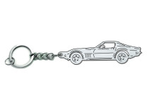 Keychain Chevrolet Corvette III 1968-1982 - (type STEEL)