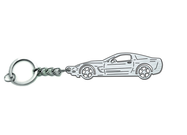 Keychain Chevrolet Corvette V 1997-2004 - (type STEEL)