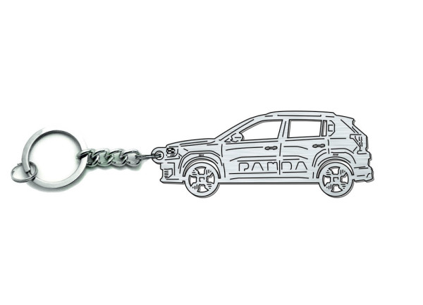Keychain Fiat Panda IV 2024+ - (type STEEL)