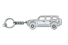 Keychain Ford Bronco VI 2020+ - (type STEEL)
