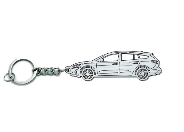 Keychain Ford Focus IV Universal 2018+ - (type STEEL)