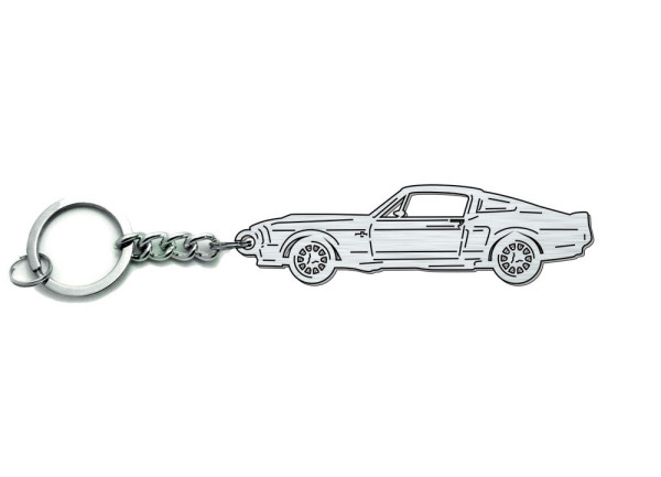 Keychain Ford Shelby Mustang GT500 Eleanor - (type STEEL) Keychain Ford Shelby Mustang GT500 Eleanor - (type STEEL)