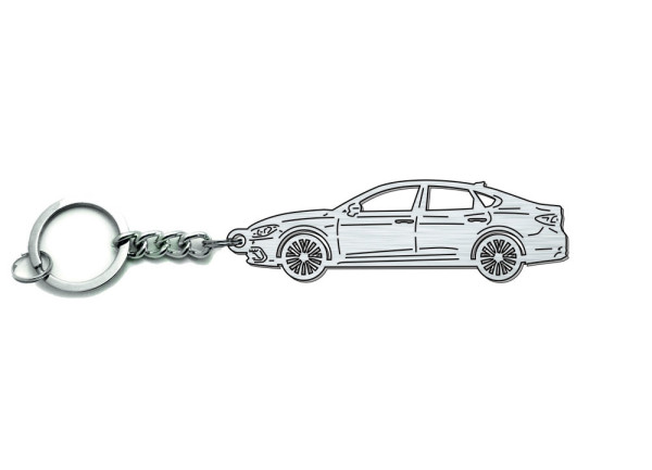 Keychain Hyundai Grandeur VI 2016-2022 - (type STEEL)