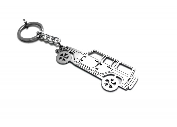 Keychain Jeep Wrangler JK 5D 2007-2018 - (type STEEL) Keychain Jeep Wrangler JK 5D 2007-2018 - (type STEEL)