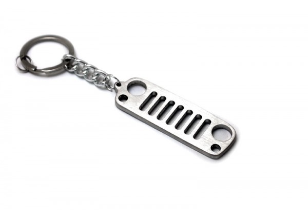 Keychain Jeep Wrangler JK 2007-2018 - (type GRILL)