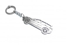 Keychain Range Rover Evoque II 2018+ - (type STEEL)