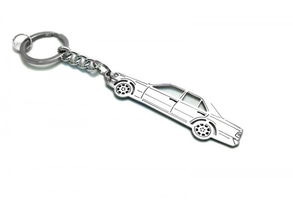 Keychain Mercedes E-Class W124 1985-1996 - (type STEEL) Keychain Mercedes E-Class W124 1985-1996 - (type STEEL)