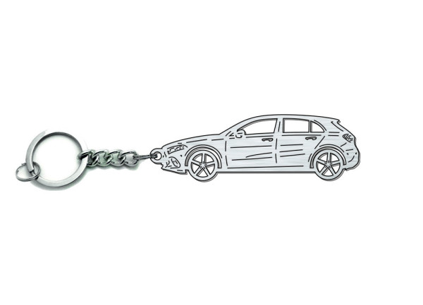 Keychain Mercedes A-Class W177 2018+ - (type STEEL) Keychain Mercedes A-Class W177 2018+ - (type STEEL)