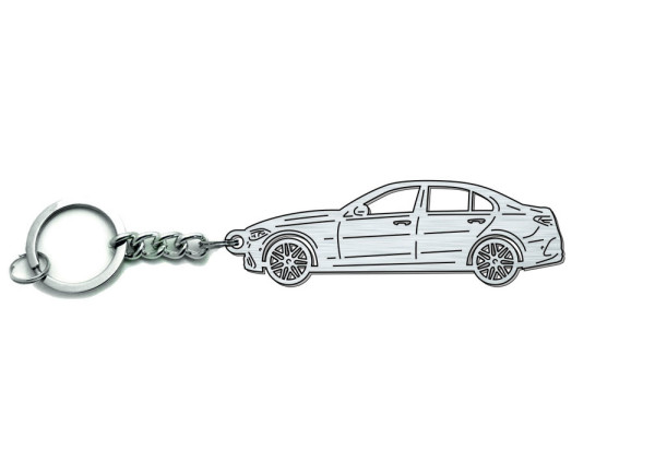 Keychain Mercedes C-Class W206 2021+ - (type STEEL)