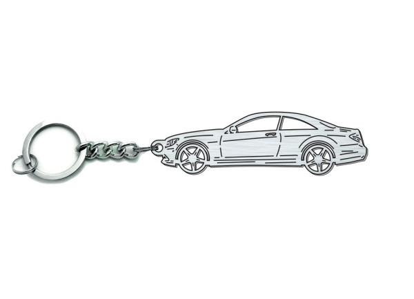 Keychain Mercedes CL-Class C216 2006-2014 - (type STEEL)