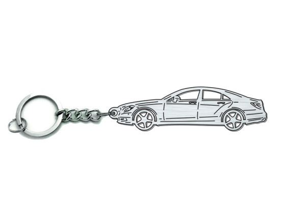 Keychain Mercedes CLS-Class II (C218) 2010-2018 - (type STEEL) Keychain Mercedes CLS-Class II (C218) 2010-2018 - (type STEEL)