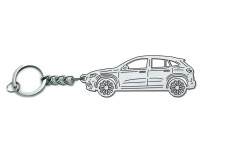 Keychain Mercedes EQA 2021+ - (type STEEL)