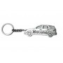 Keychain Mercedes ML-Class W166 2011-2015 - (type STEEL)