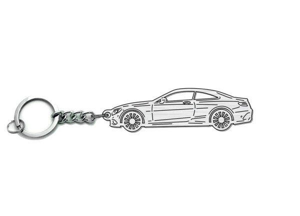 Keychain Mercedes S-Class C217 2014-2020 - (type STEEL)