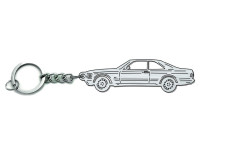 Keychain Mercedes S-Class C126 Coupe - (type STEEL)