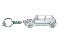 Keychain MINI Cooper II 2006-2013 - (type STEEL) Keychain MINI Cooper II 2006-2013 - (type STEEL)