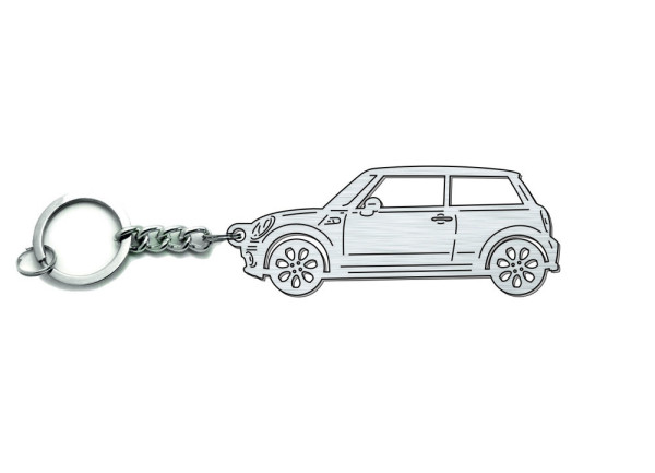 Keychain MINI Cooper II 2006-2013 - (type STEEL) Keychain MINI Cooper II 2006-2013 - (type STEEL)