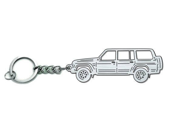 Keychain Nissan Patrol Y60 1987-1997 - (type STEEL)