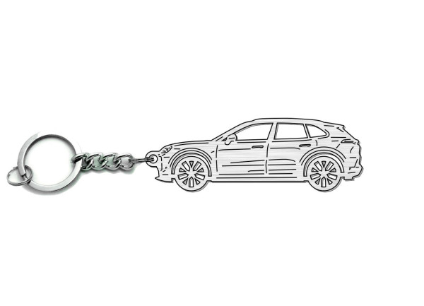 Keychain Porsche Cayenne IV 2026+ - (type STEEL) Keychain Porsche Cayenne IV 2026+ - (type STEEL)