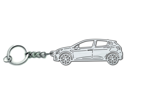 Keychain Renault Clio V 2019+ - (type STEEL) Keychain Renault Clio V 2019+ - (type STEEL)