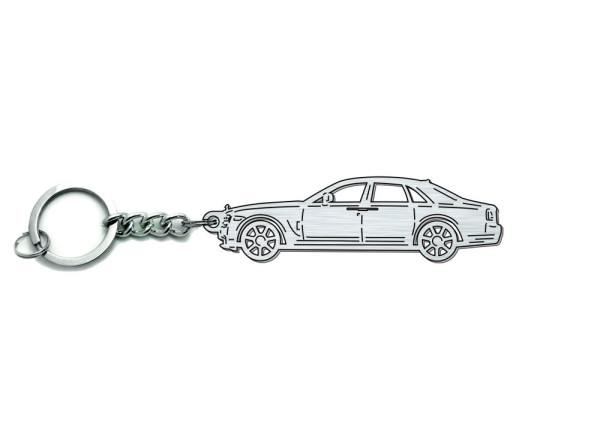 Keychain Rolls-Royce Ghost I 2009-2020 - (type STEEL) Keychain Rolls-Royce Ghost I 2009-2020 - (type STEEL)