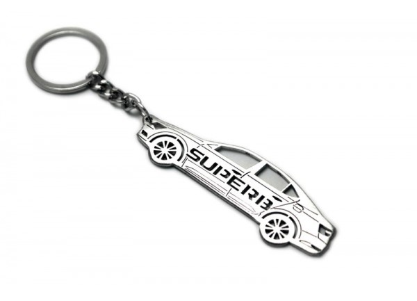 Keychain Skoda SuperB III 2015-2023 - (type STEEL)