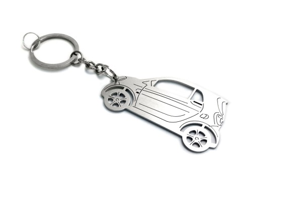 Keychain Smart Fortwo III 2014+ - (type STEEL) Keychain Smart Fortwo III 2014+ - (type STEEL)