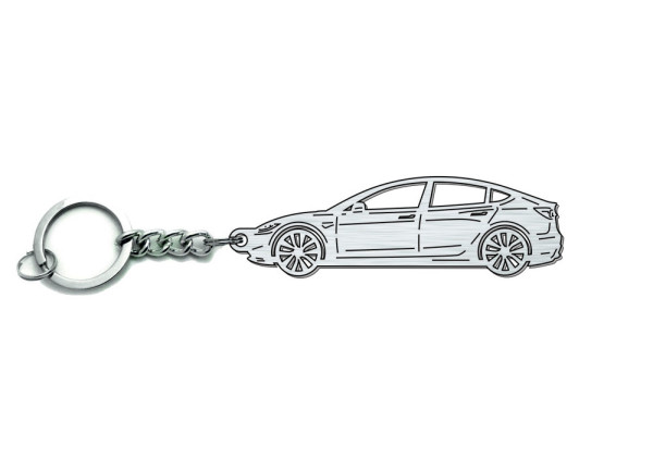Keychain Tesla Model 3 FL 2023+ - (type STEEL) Keychain Tesla Model 3 FL 2023+ - (type STEEL)