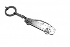 Keychain Tesla Model X 2015+ - (type STEEL)