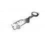 Keychain Toyota LC 200 2007-2021 - (type STEEL) Keychain Toyota LC 200 2007-2021 - (type STEEL)