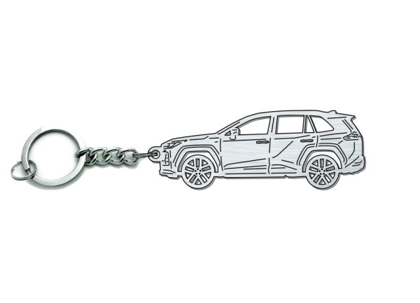 Keychain Toyota Rav4 VI 2025+ - (type STEEL) Keychain Toyota Rav4 VI 2025+ - (type STEEL)