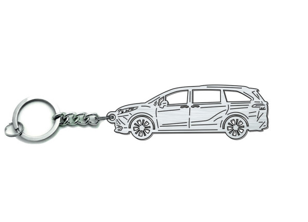 Keychain Toyota Sienna IV 2020+ - (type STEEL) Keychain Toyota Sienna IV 2020+ - (type STEEL)