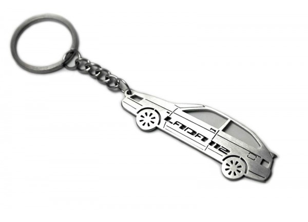 Keychain VAZ 2112 3D - (type STEEL)
