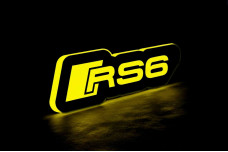 Led Badge with logo Audi RS6 (type 2)